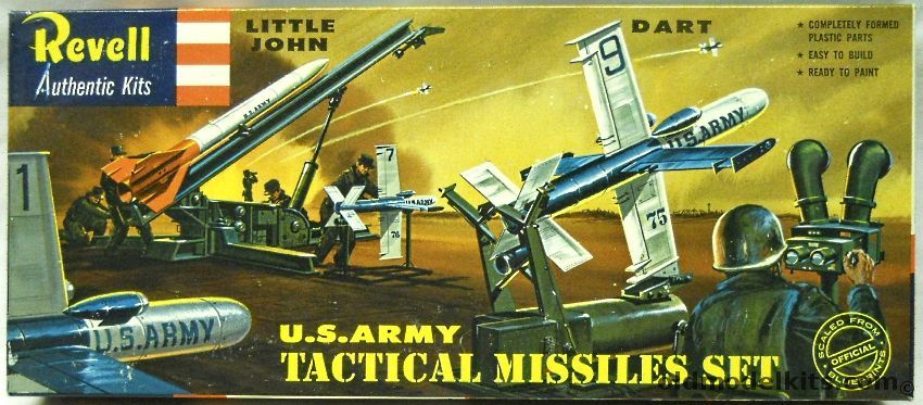 Revell 1/40 US Army Tactical Missiles Little John and Dart with Launchers - 'S' Issue, H1812-98 plastic model kit